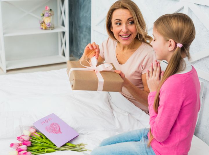 Smile on Mother's Face