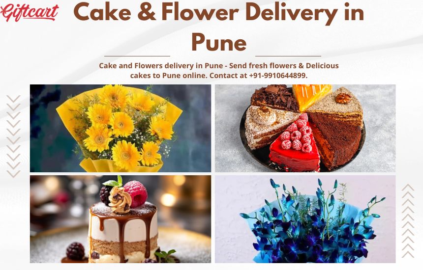 Cake and Flowers Delivery in Pune Online from Giftcart