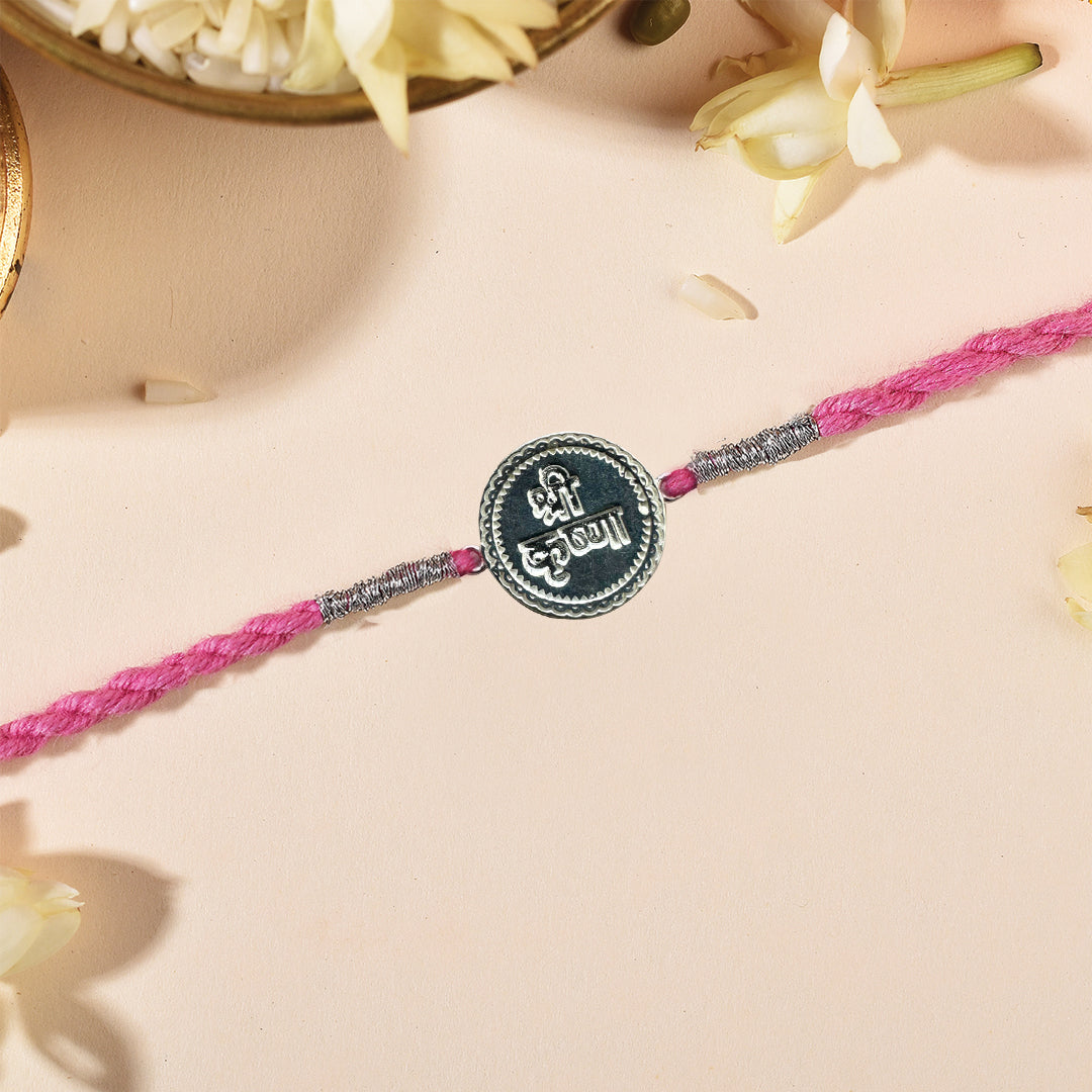 925 Sterling Silver Divine Shree Krishna Silver Rakhi