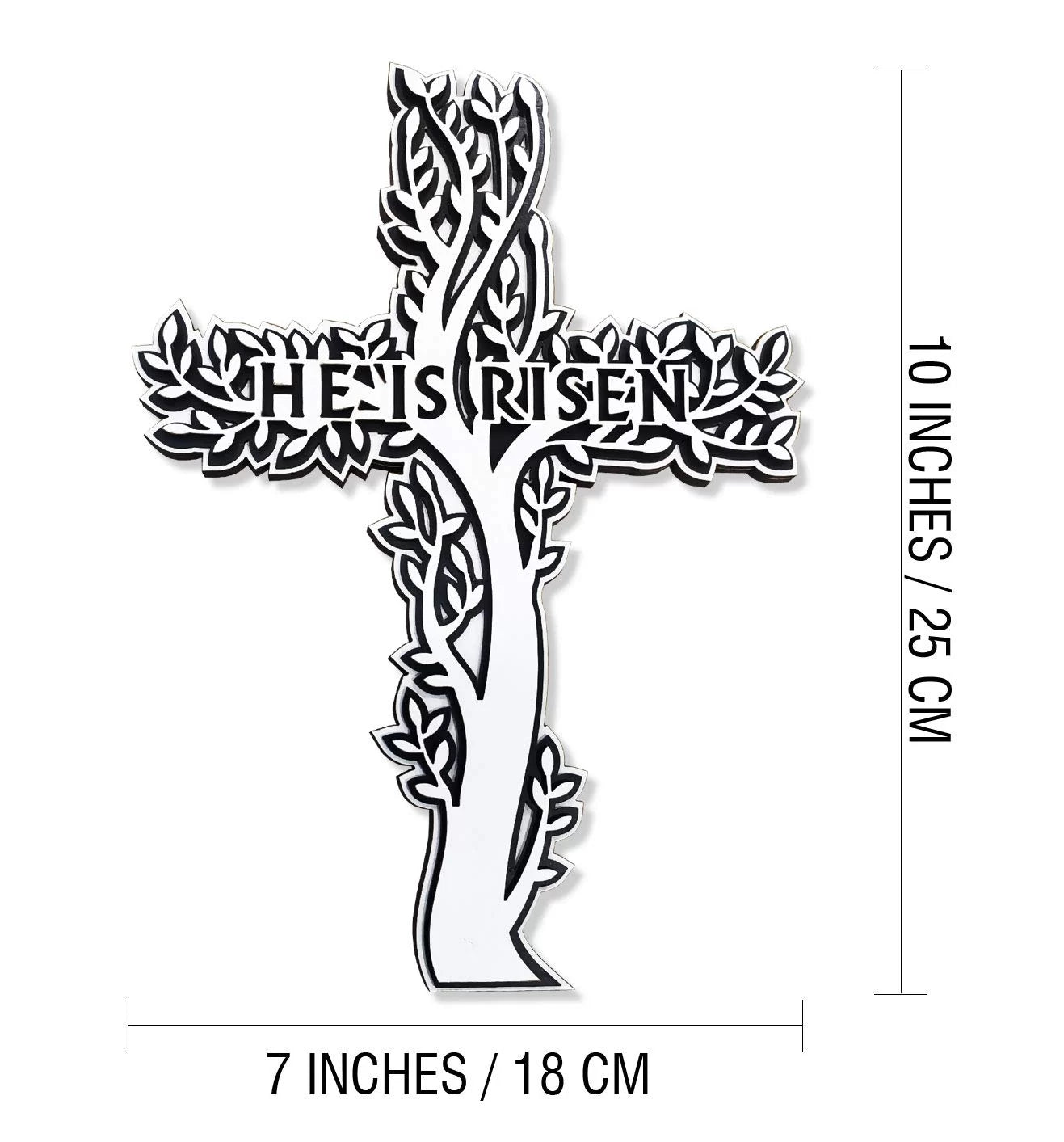 Jesus Small Tree Shaped Cross-5