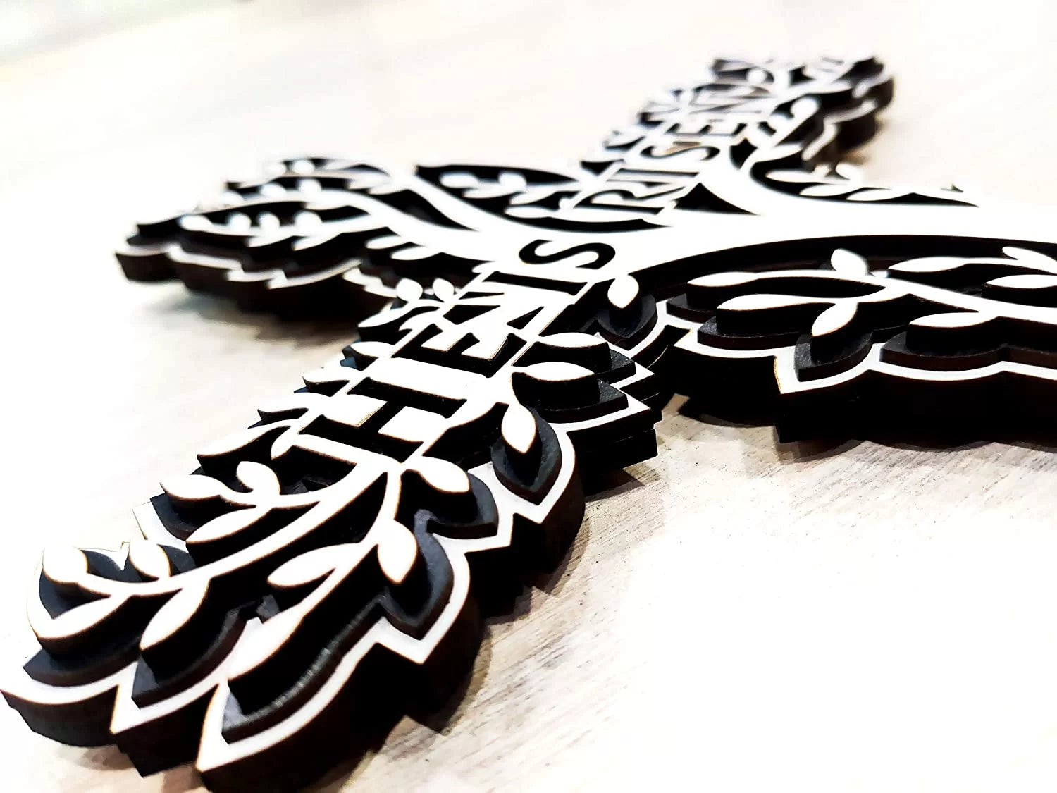 Jesus Small Tree Shaped Cross-3