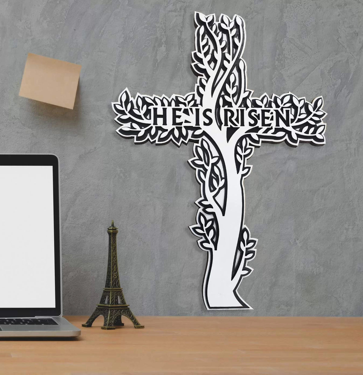 Jesus Small Tree Shaped Cross-2