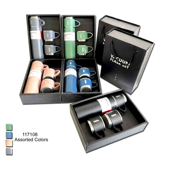 Vacuum Flask Set 2 Cup Set (Bulk/Corporate Orders Only)