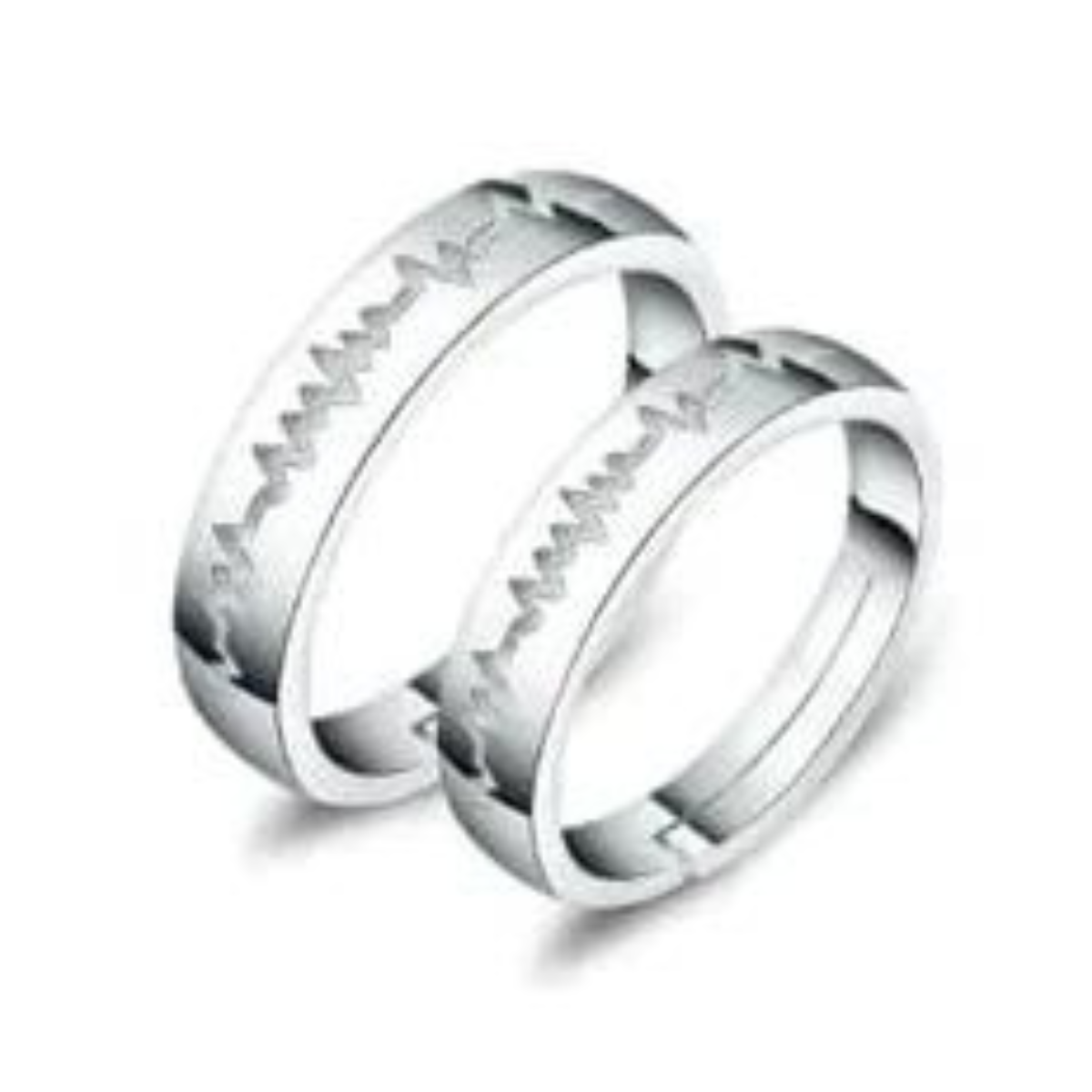 Order Matching Rings In Silver For Couples online at lowest prices