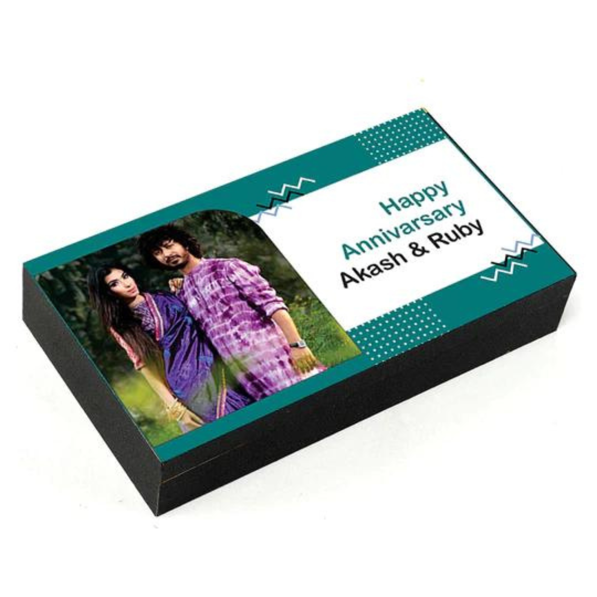 Anniversary Personalised Photo Chocolate
