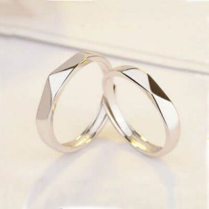 Couples Promise Sterling silver Rings Sets-3