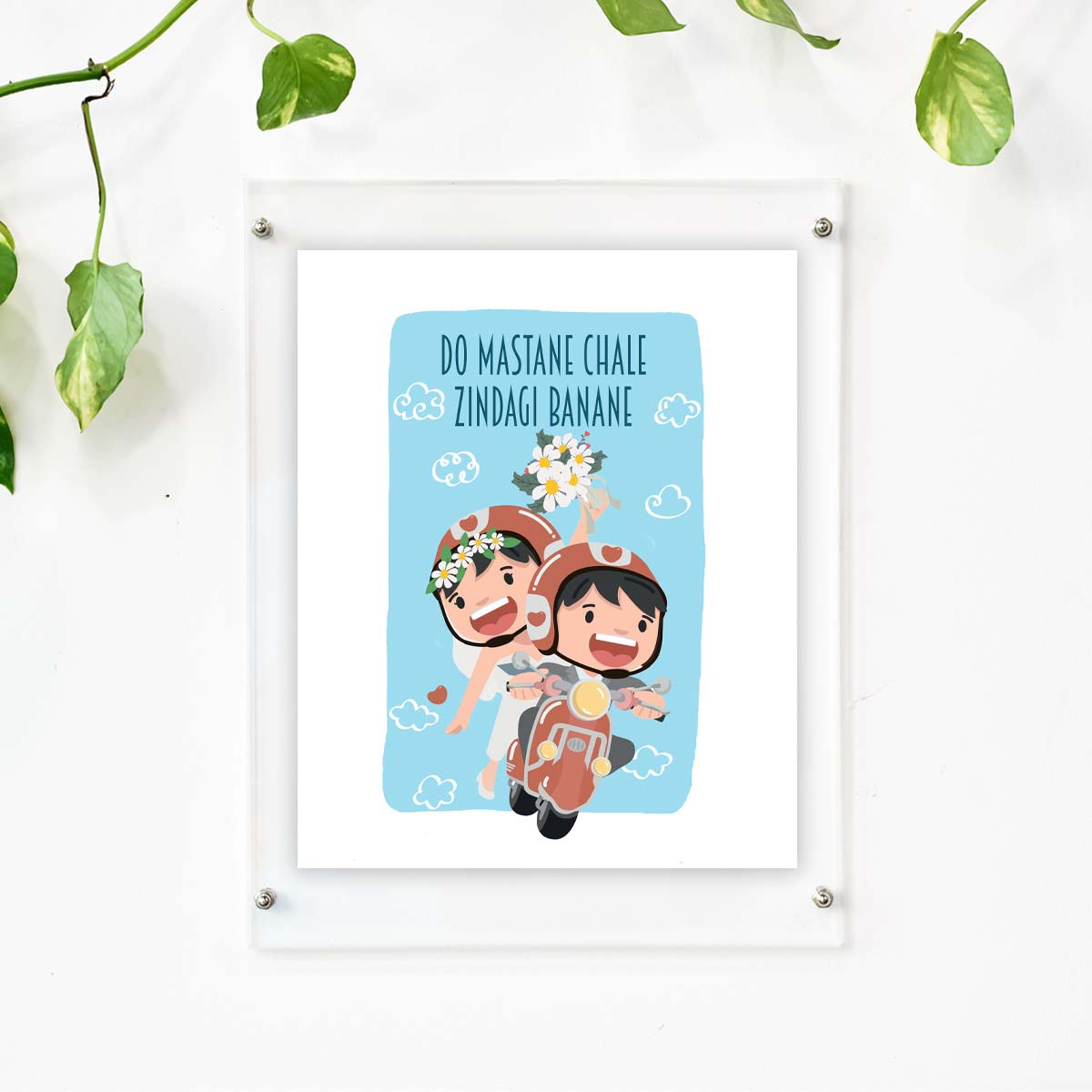 Do Mastane Chale Zindagi Banane Poster Frame for Family