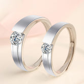 Ravishing Couple Rings in Sterling Silver-1