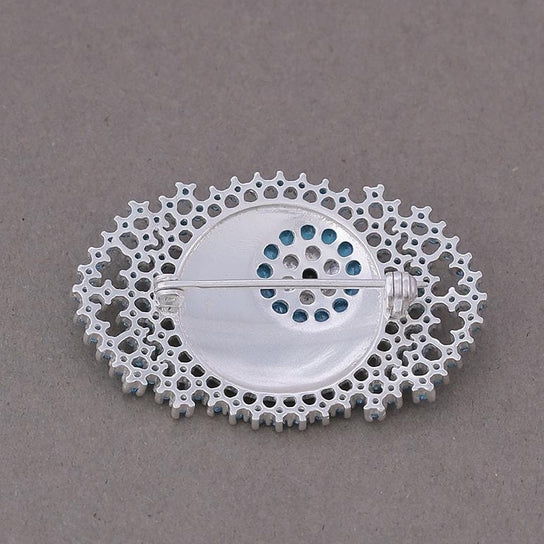 Evil Eye Brooch- Blue-2
