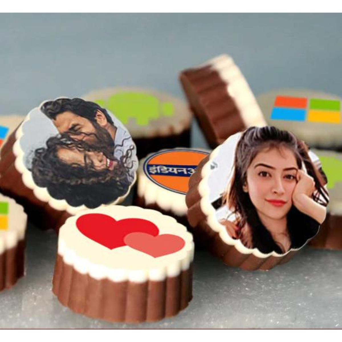 My Sweet Love Valentine Personalised Photo Chocolate