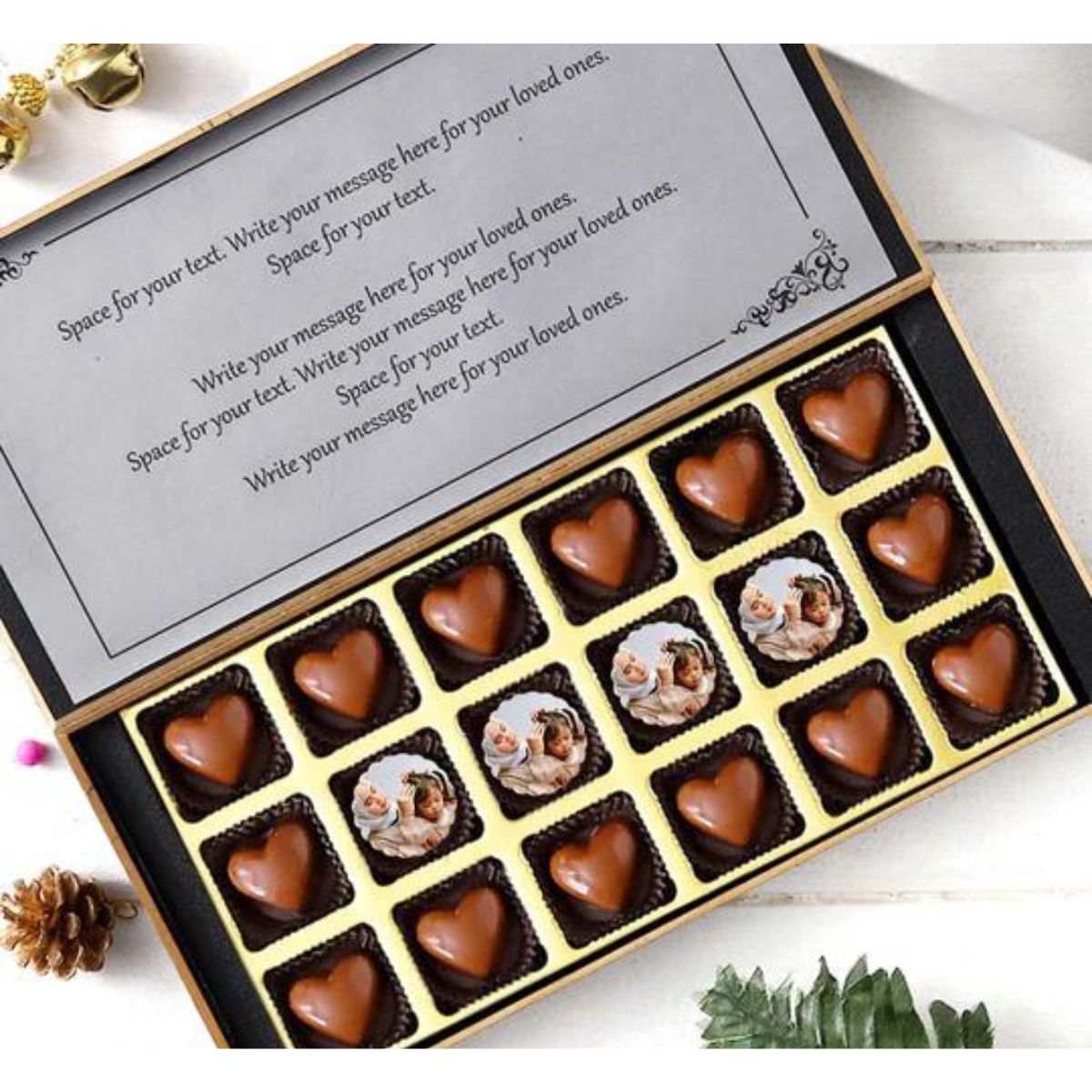 Personalised Hug Day Photo Chocolate