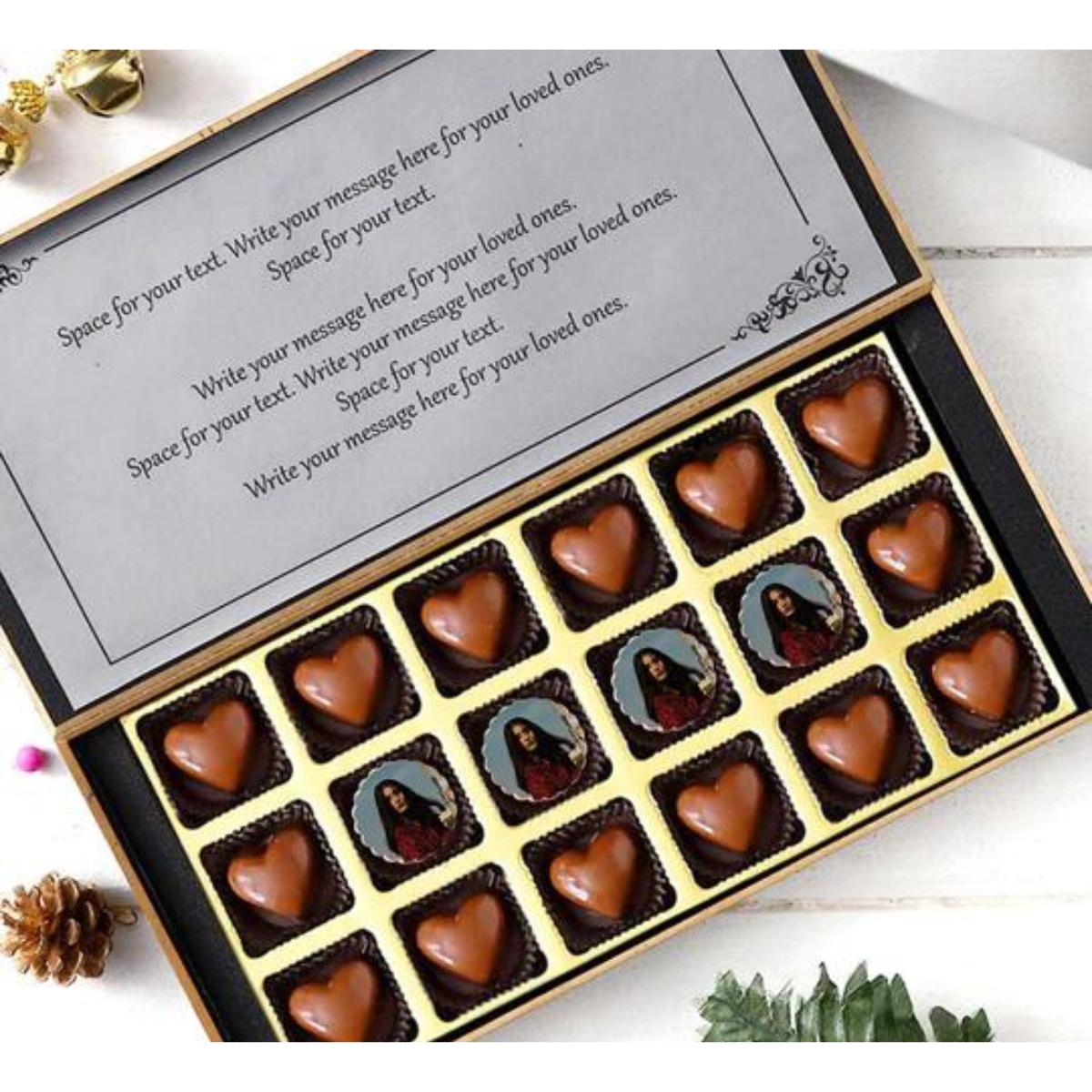 Teddy Day Personalised Photo Chocolate