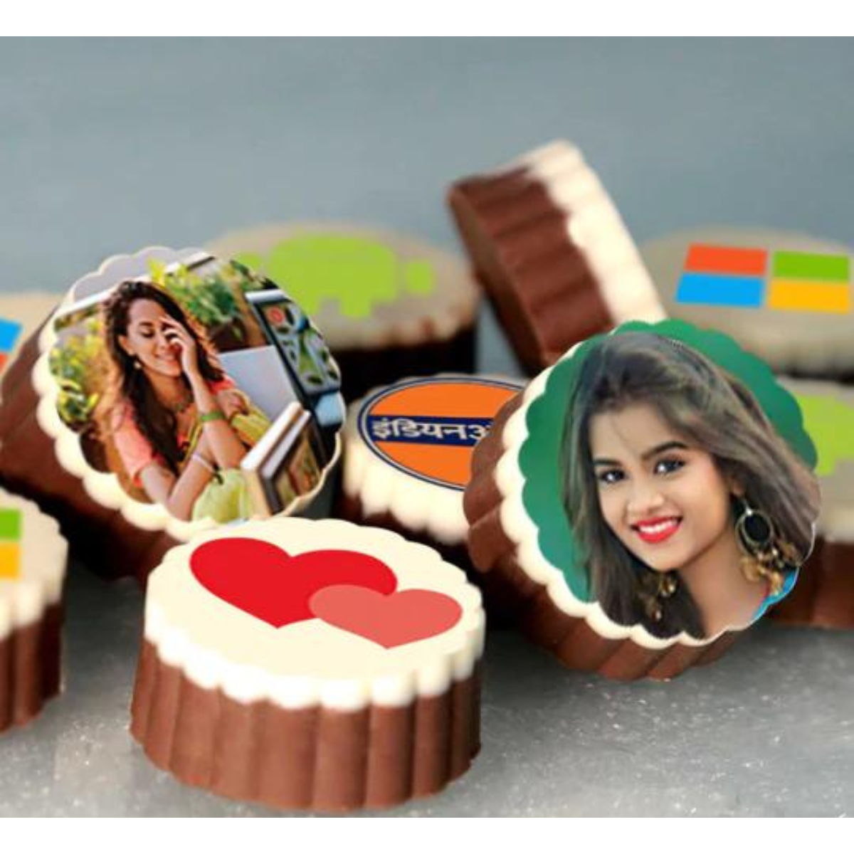 Teddy Day Unique and Personalised Photo Chocolate