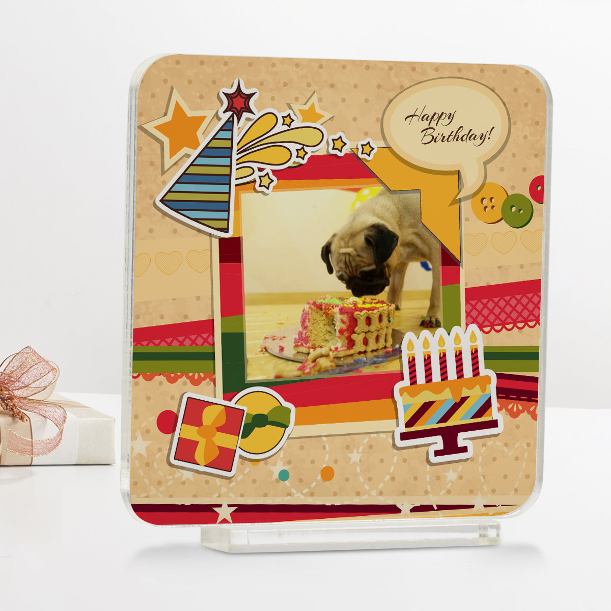 Personalised Pet Birthday Acrylic Plaque-1