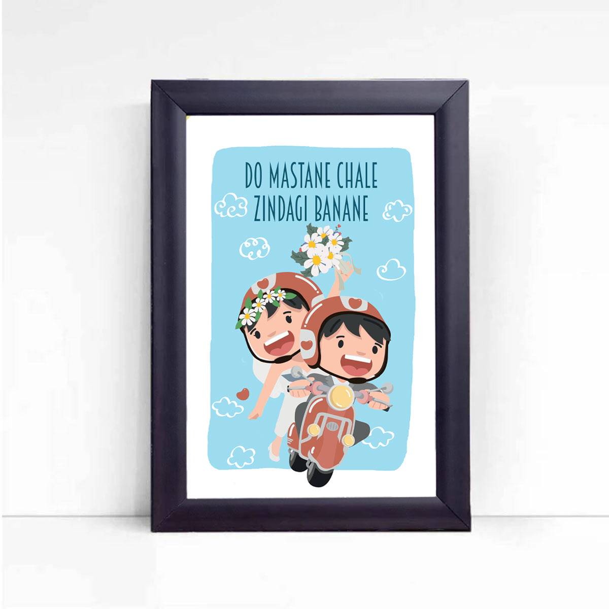 Do Mastane Chale Zindagi Banane Poster Frame for Family