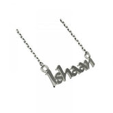 Customized Silver Name Pendant With Chain-1