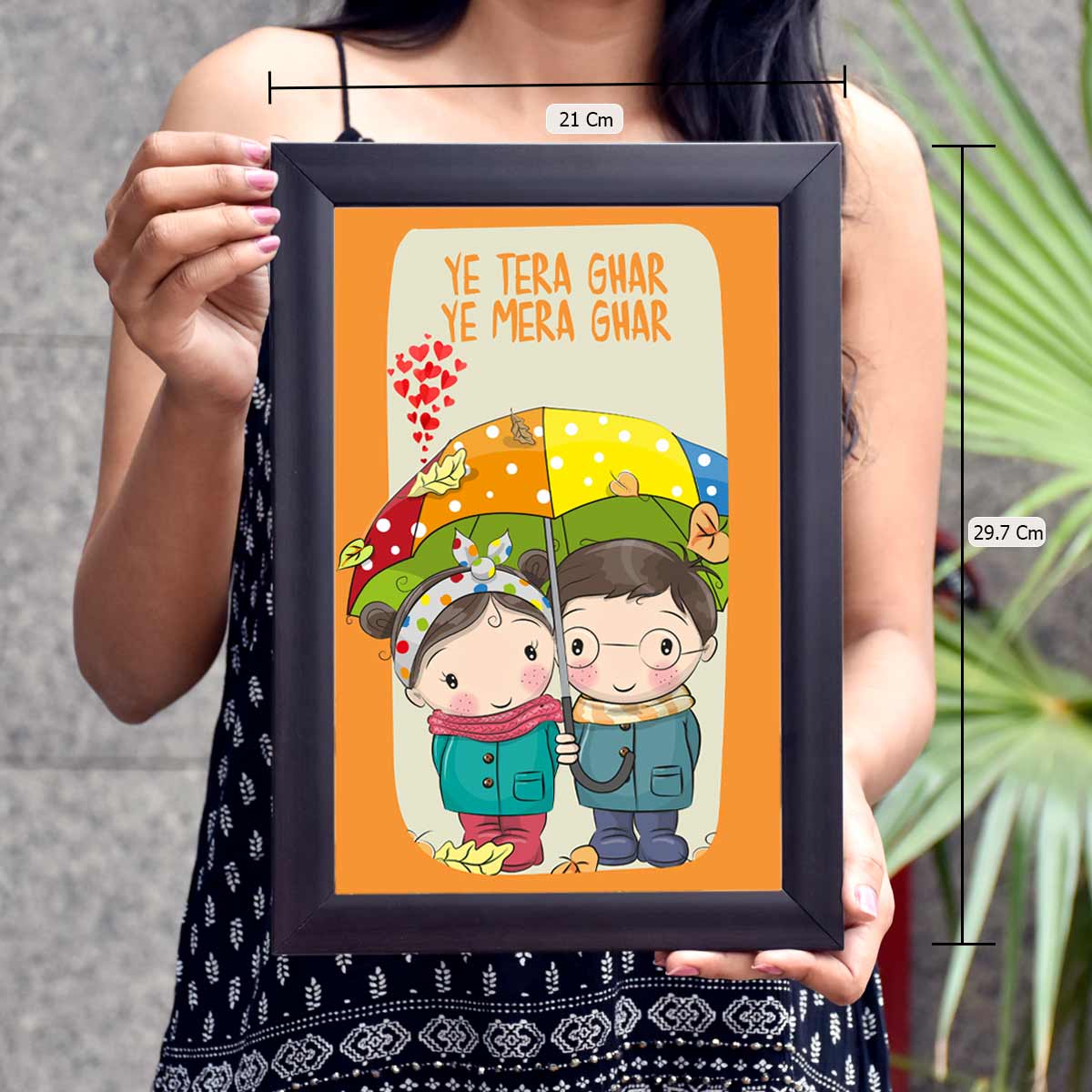 Yeh Tera Ghar Yeh Mera Ghar Poster Frame