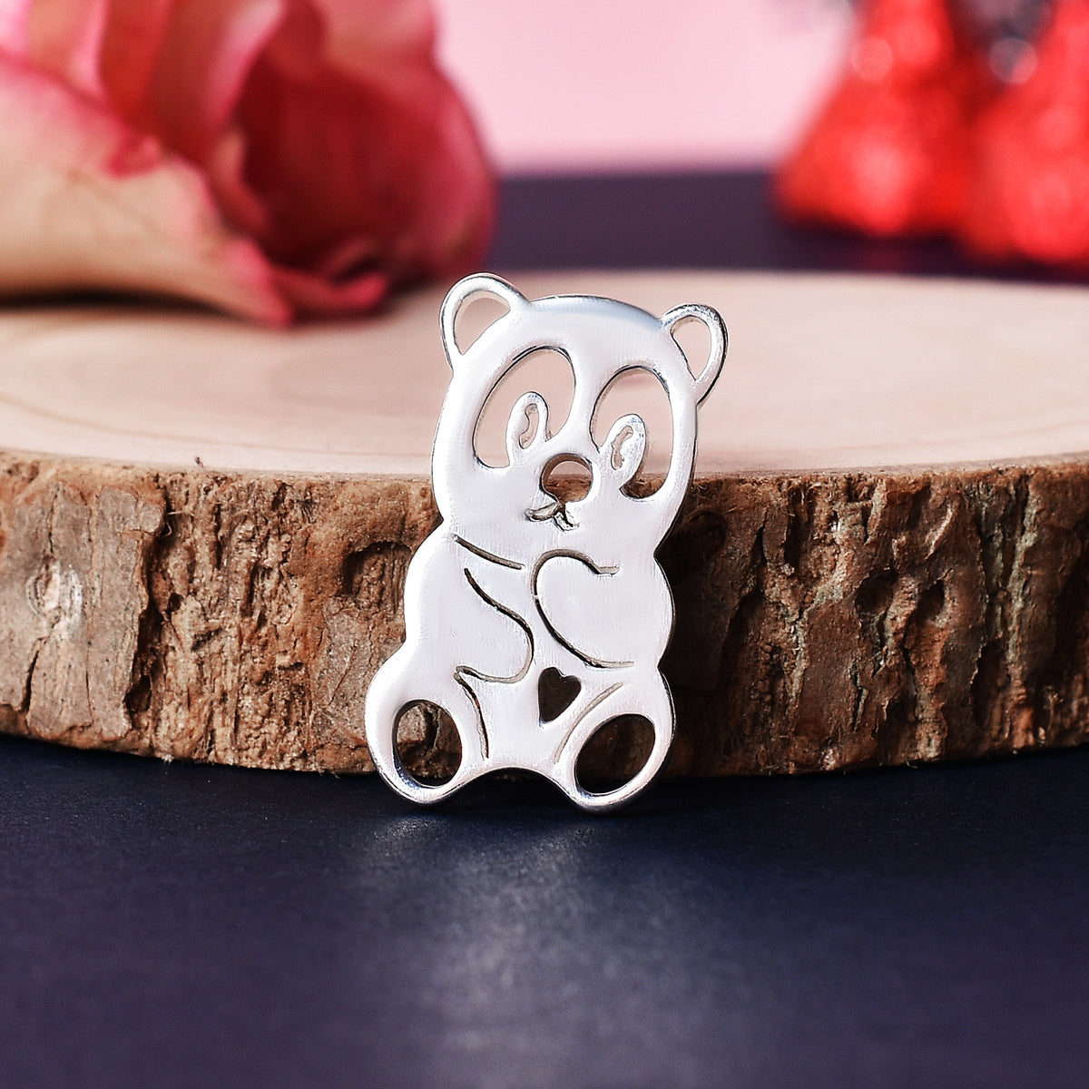 Panda Love Silver Coin With Greeting Card