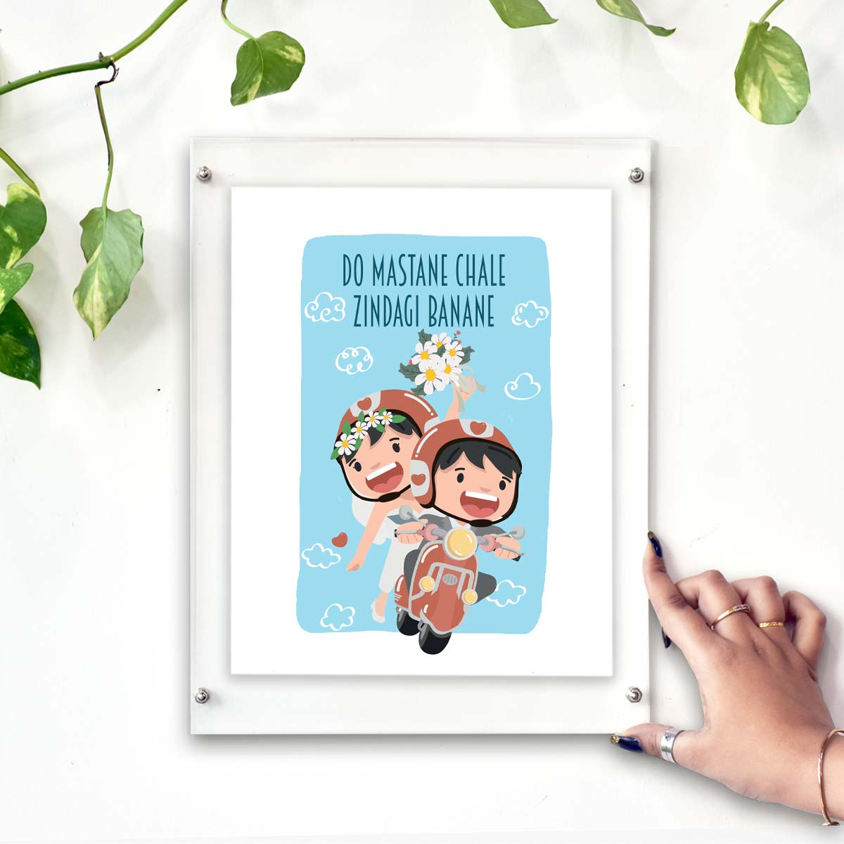 Do Mastane Chale Zindagi Banane Poster Frame for Family