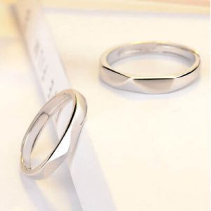 Couples Promise Sterling silver Rings Sets