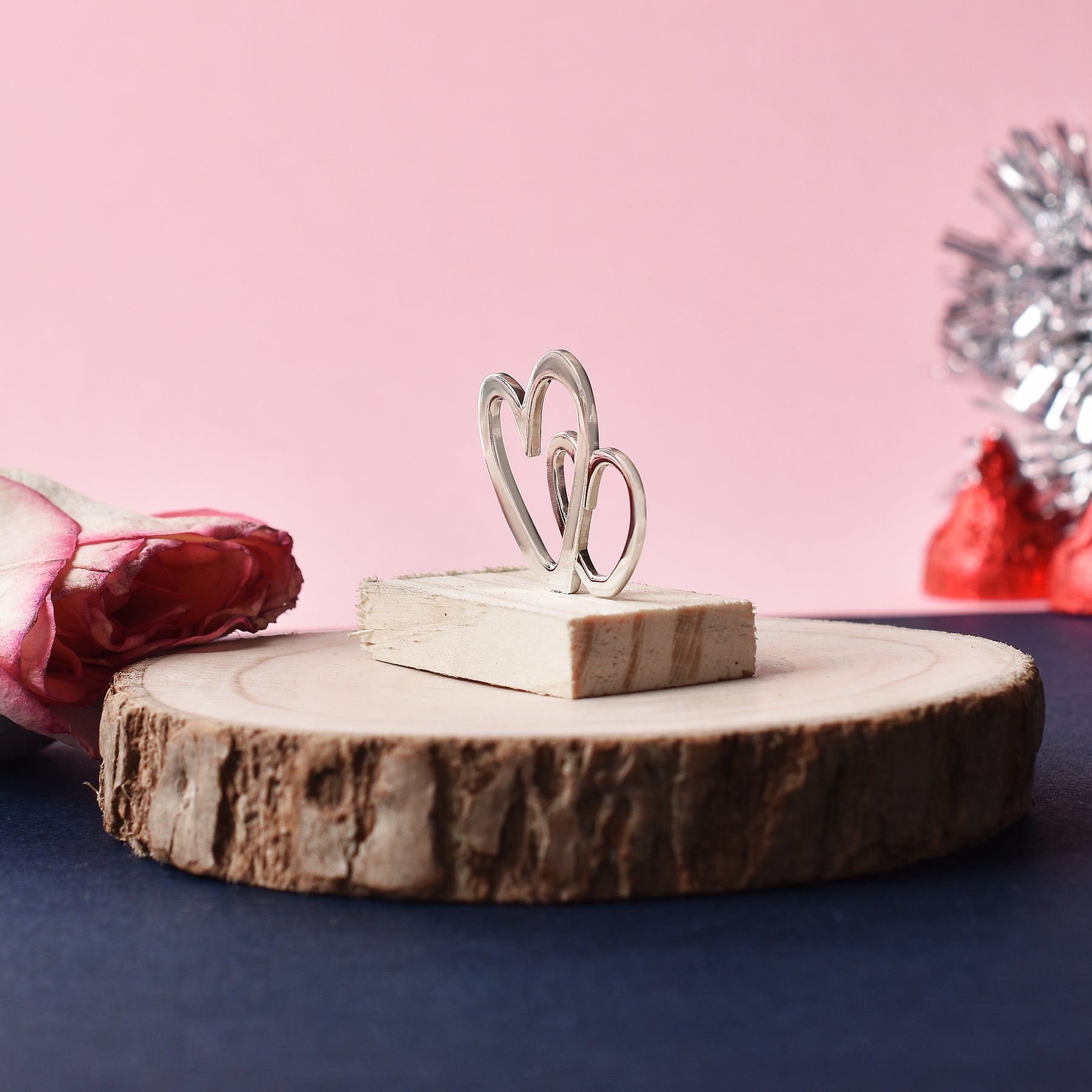 Dual Heart Couple Love Decor-2