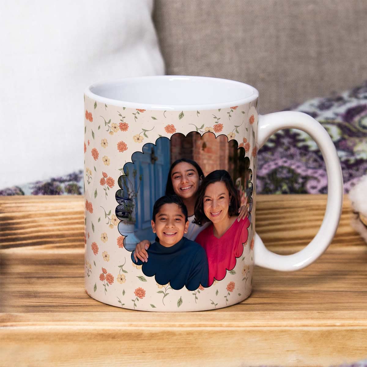 Personalized Photo Ceramic Coffee Mug For Mom