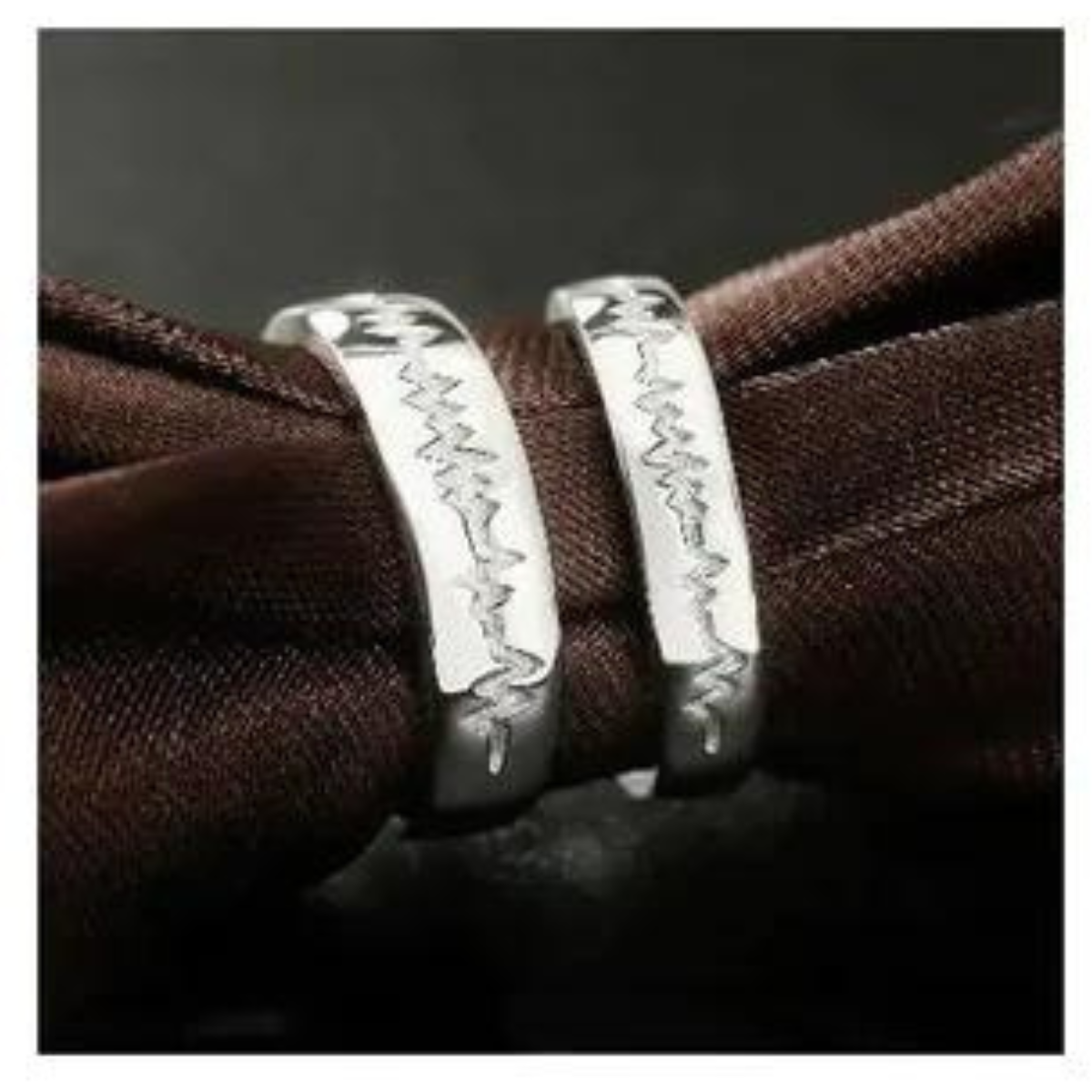 Matching Rings In Silver For Couples-3