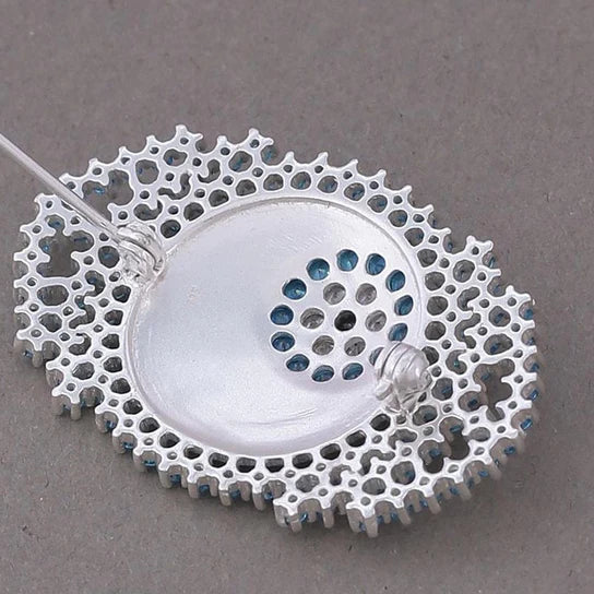 Evil Eye Brooch- Blue-3