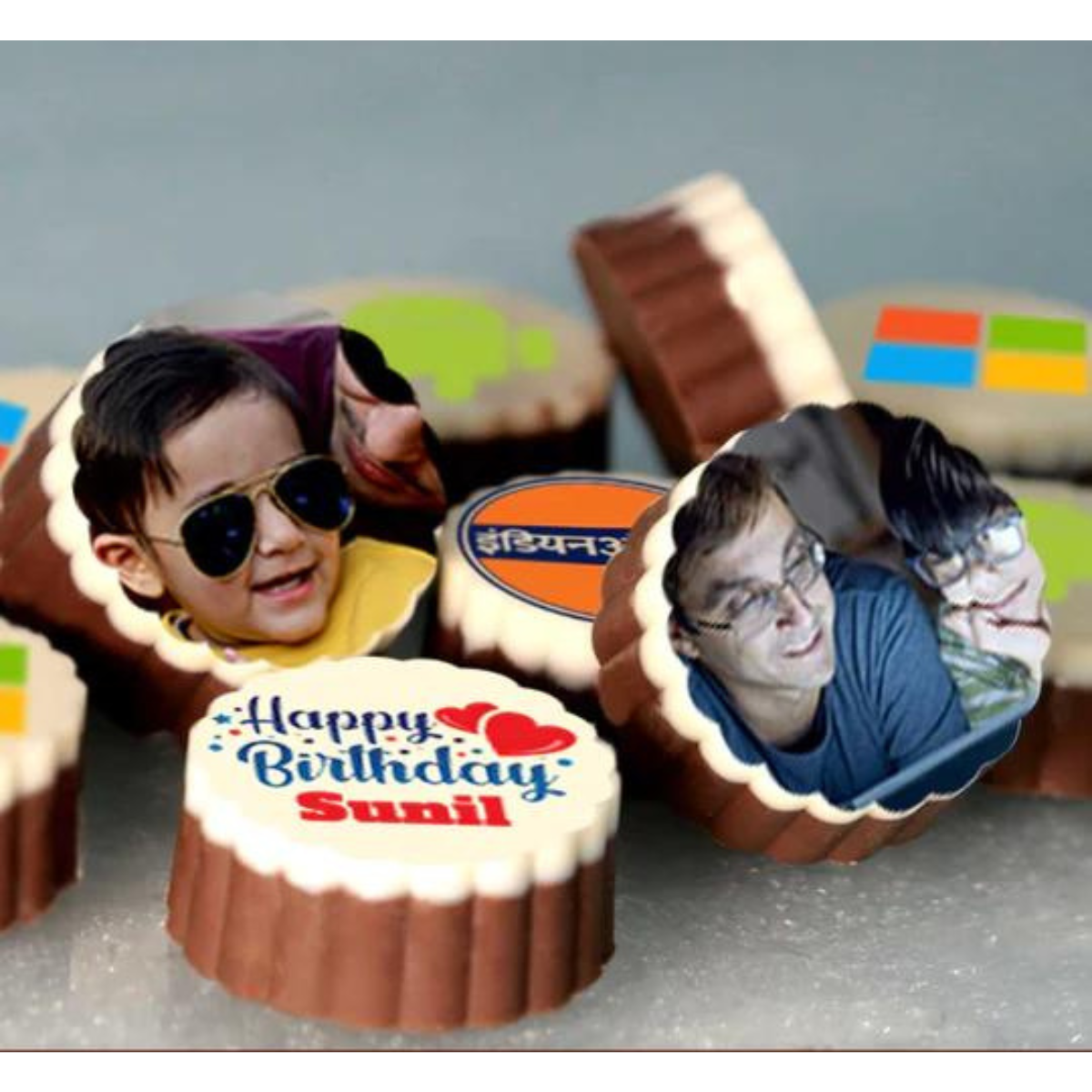 Best Dad Personalised Photo Chocolate