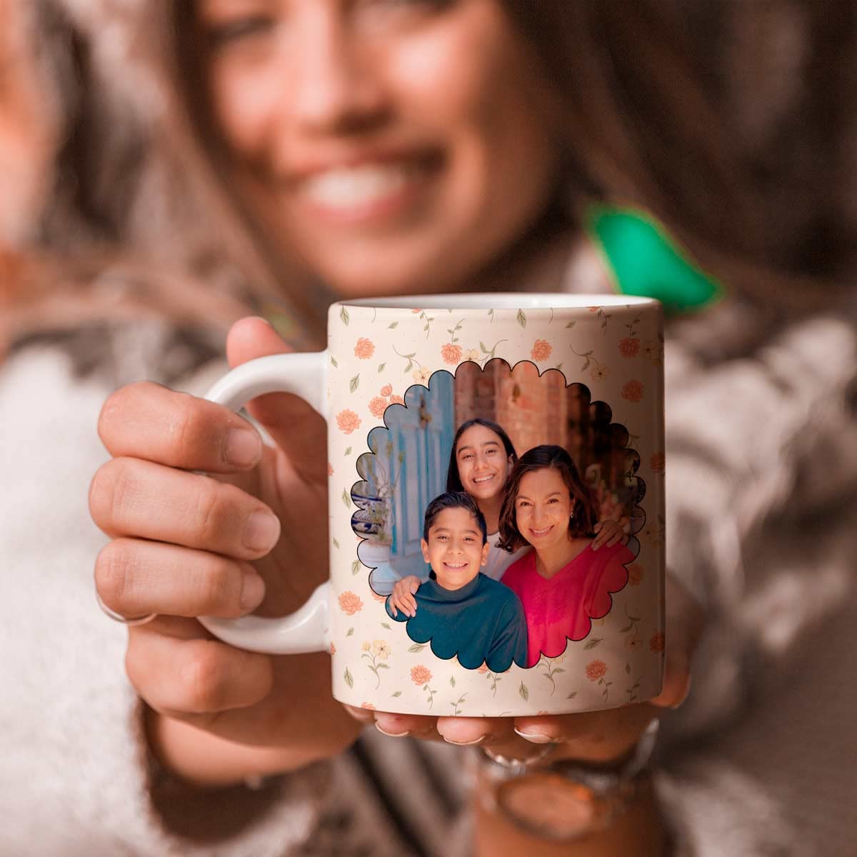 Personalized Photo Ceramic Coffee Mug For Mom