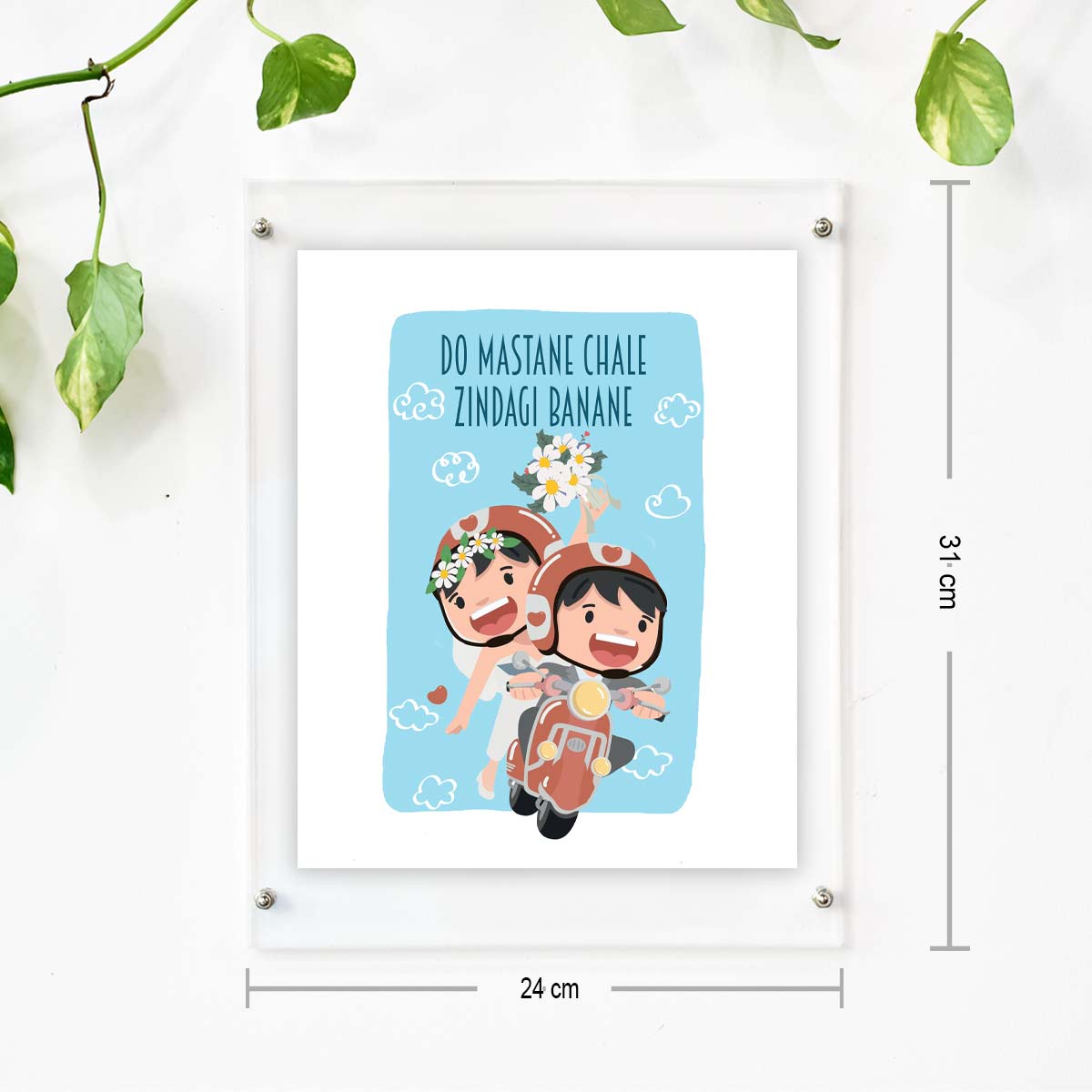 Do Mastane Chale Zindagi Banane Poster Frame for Family