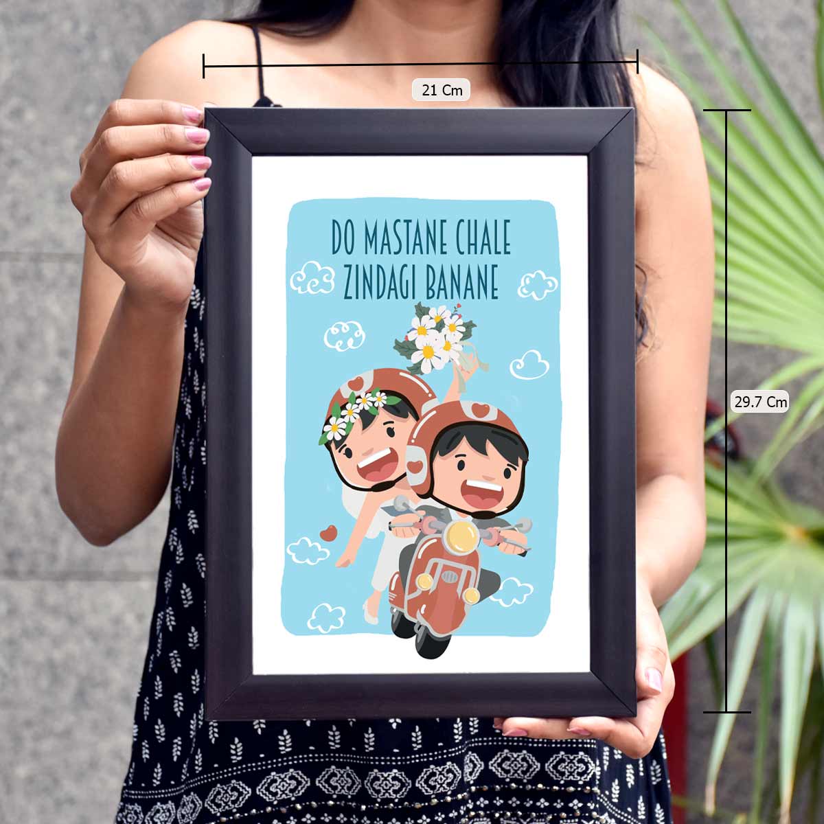 Do Mastane Chale Zindagi Banane Poster Frame for Family