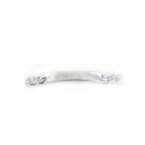 Personalized Name Plate Silver Bracelet-3