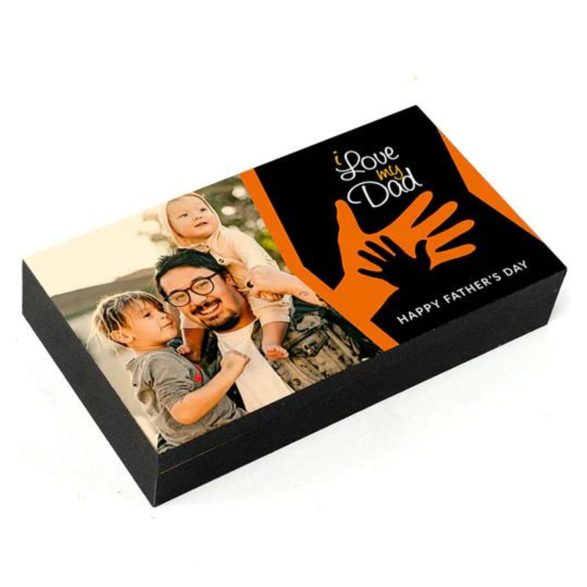 Customized I Love My Dad Photo Chocolates Gift For Father's Day 3
