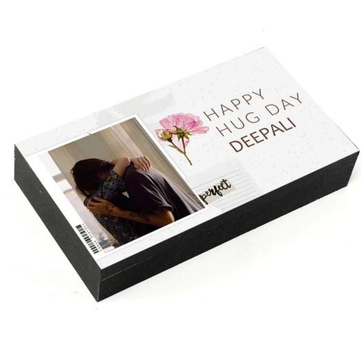 Top Class Hug Day Personalised Photo Chocolate
