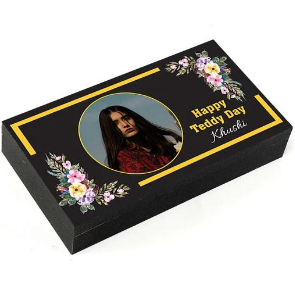 Teddy Day Personalised Photo Chocolate
