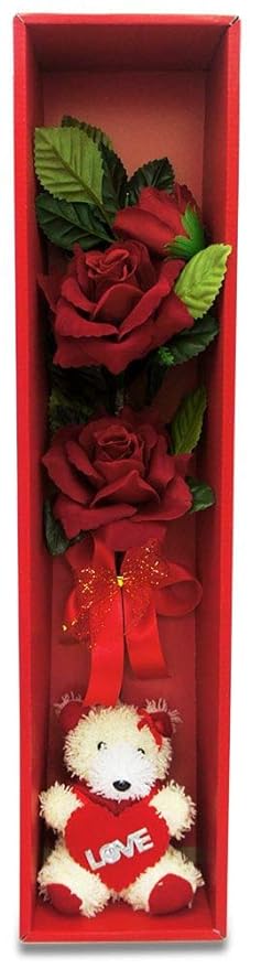 Roses and Teddy Gift Pack