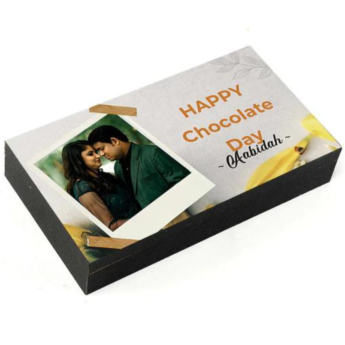 Heart Shape Personalised Photo for Chocolate Day