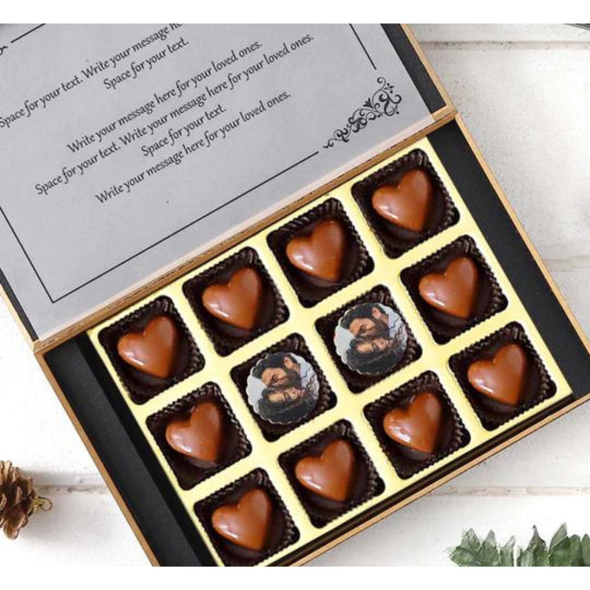 My Sweet Love Valentine Personalised Photo Chocolate