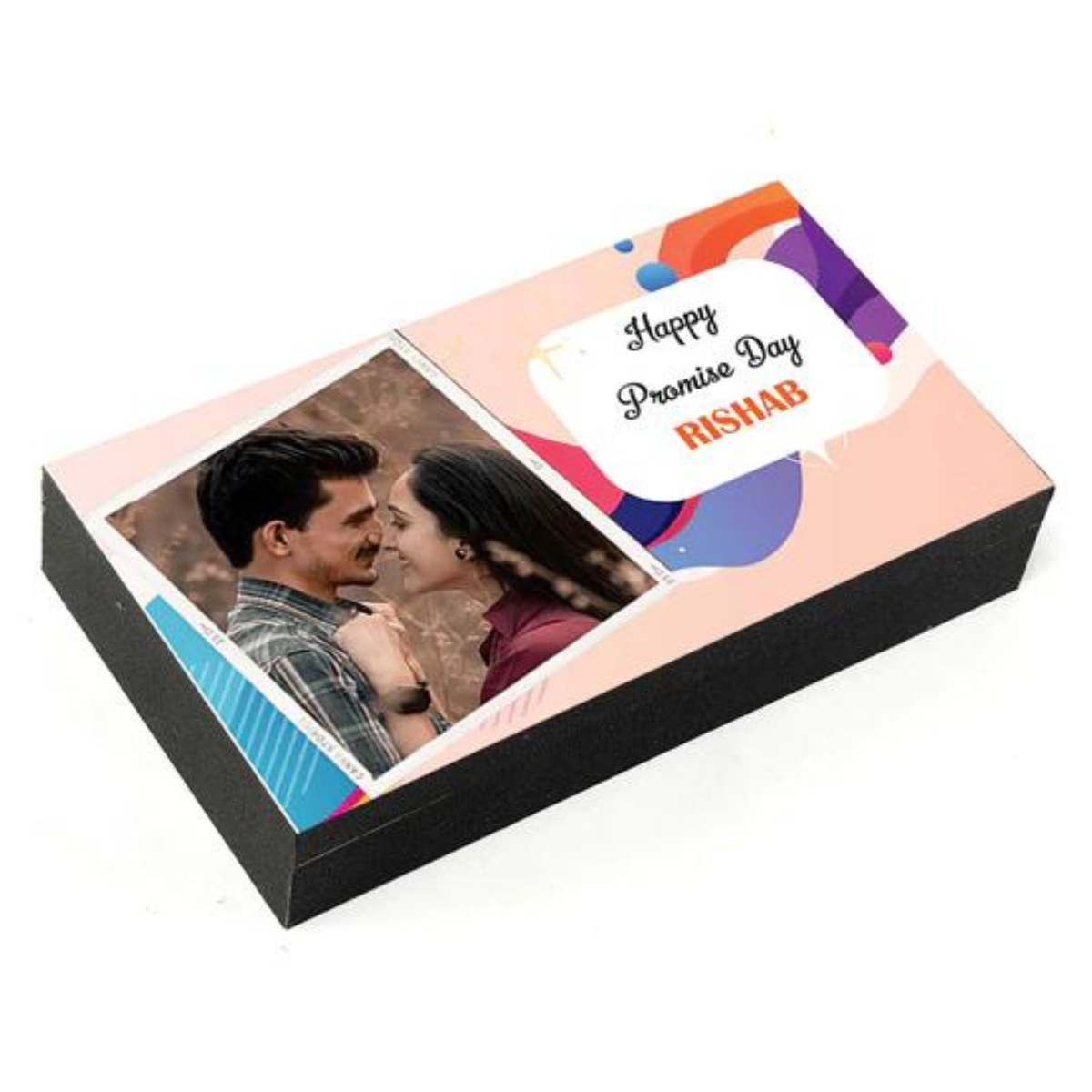Wnderful Promise Day Personalised Photo Chocolate