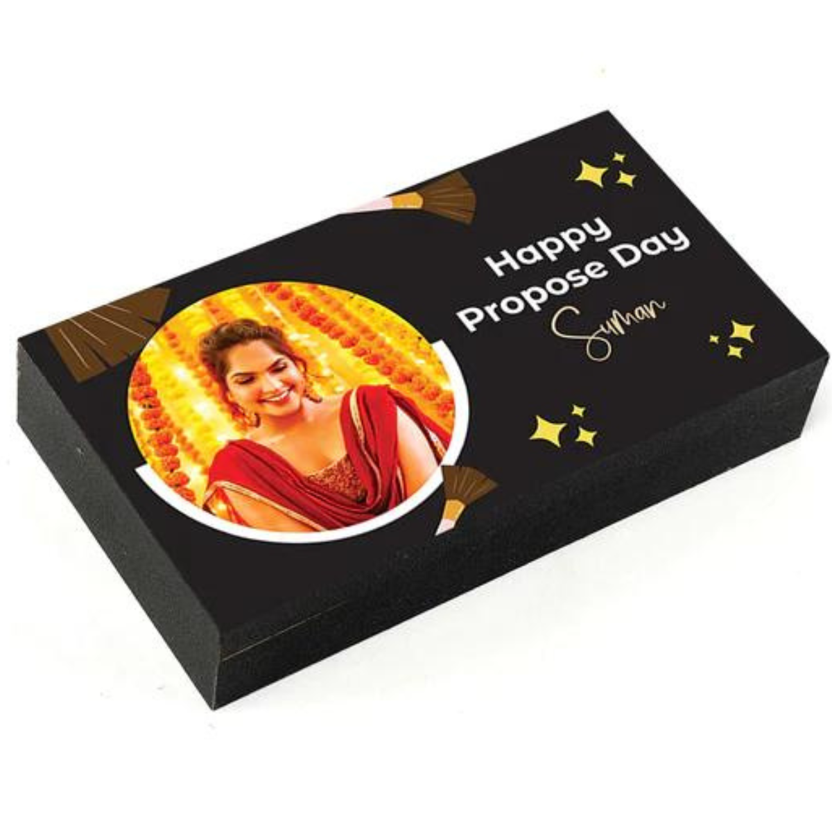 Propose Day Gift With Personalised Photo Chocolate
