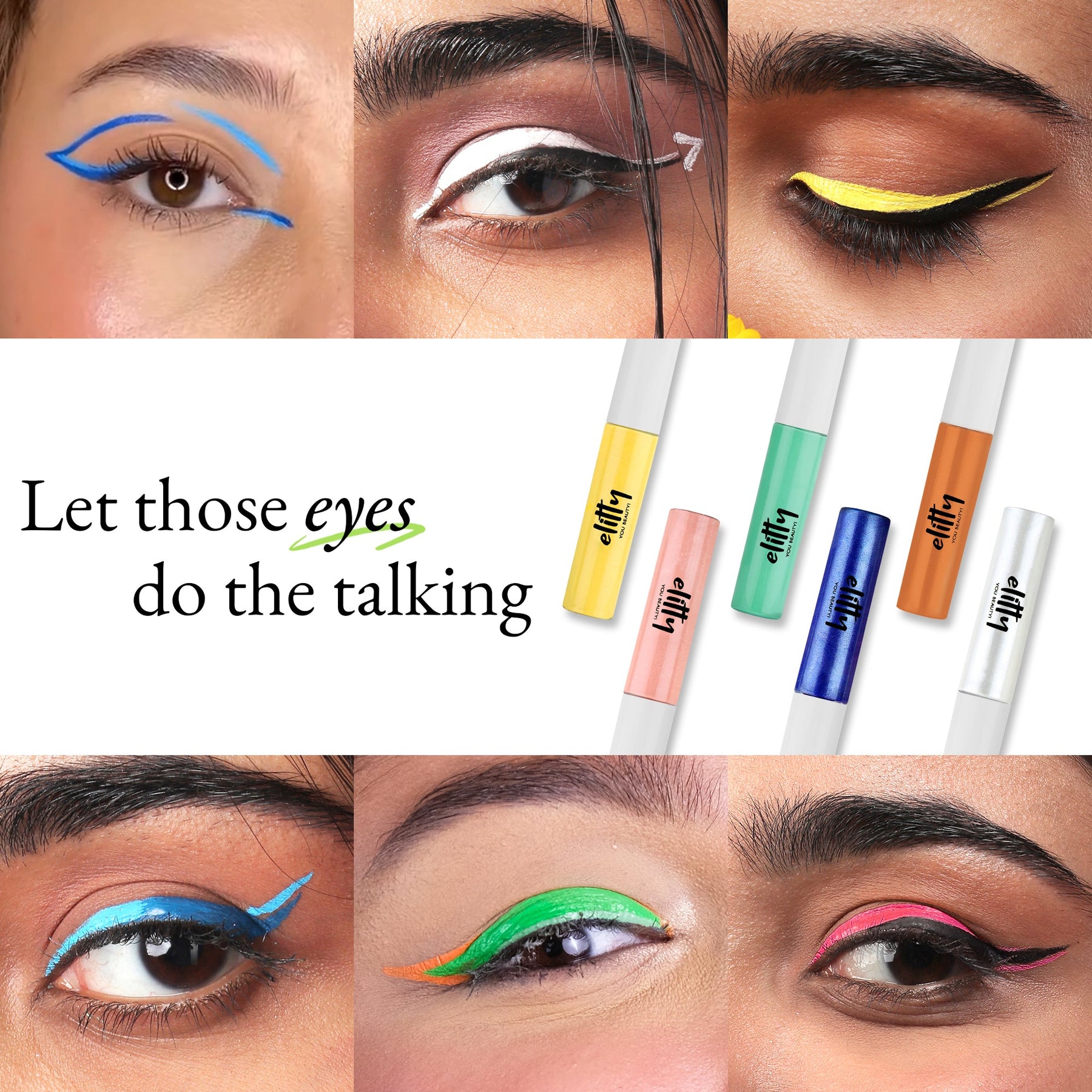 Elitty Matte Pop Coloured Eyeliner