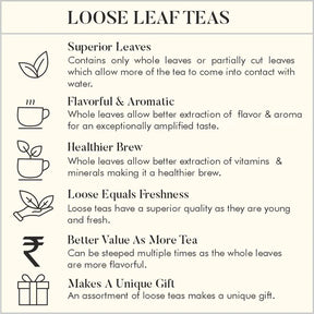 Tea Time Treasure - Wellness Infusions ( 3 Caffeine Free Teas With Brass Strainer )