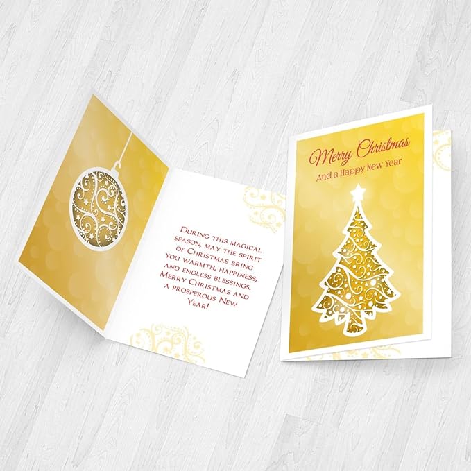 Merry Christmas & Happy New Year Greeting Card-3
