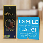 I Smile I Laugh Keepsake And Chocolate Gift Hamper For Brother