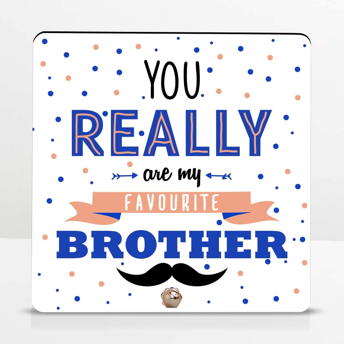 My Fav Brother Keepsake And Choco Rakhi Gift Hamper For Bro