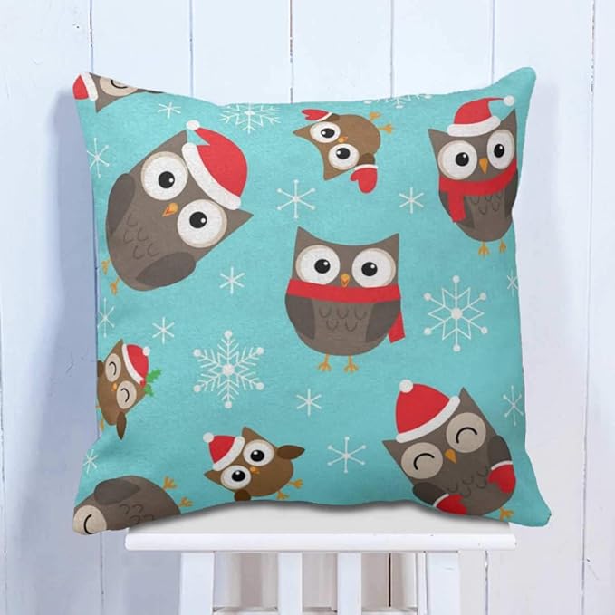 Winter Owl Cushion