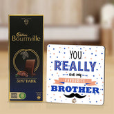 My Fav Brother Keepsake And Choco Rakhi Gift Hamper For Bro