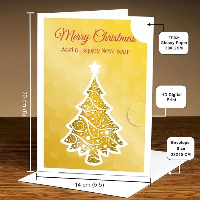 Merry Christmas & Happy New Year Greeting Card-4