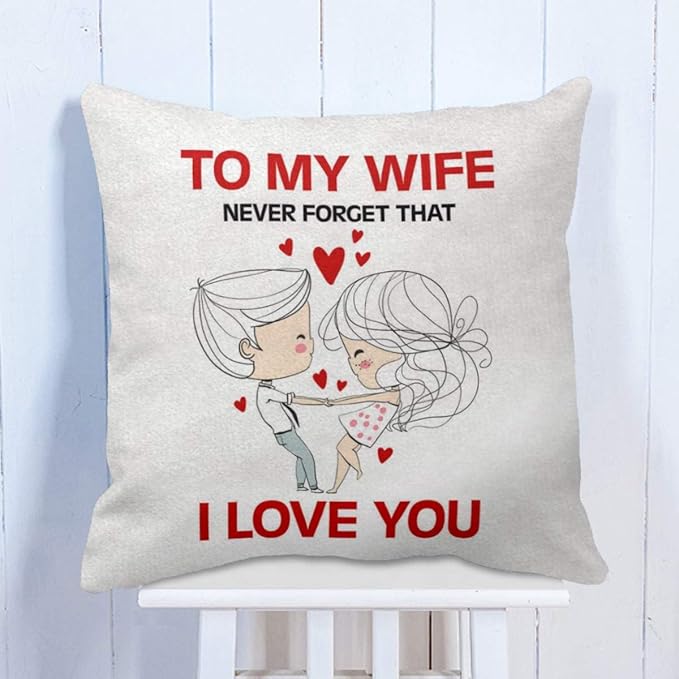 To My Wife Cushion